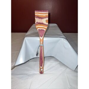 Island Bamboo Rainbow Pakkawood 12" Spatula, New